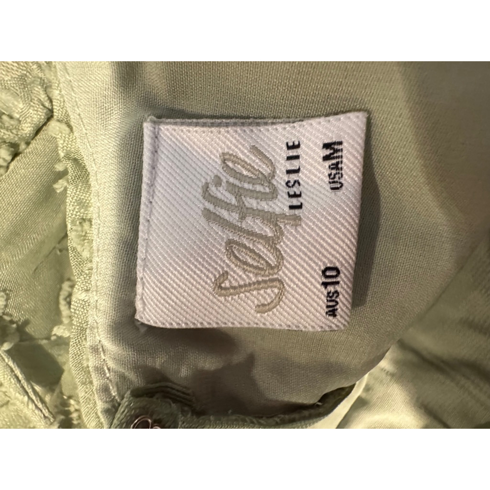 Selfie Leslie Dress Size M Green - Picture 14 of 14